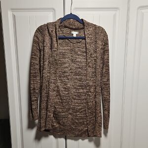 Croft & Barrow Women's Tan Open-Front Cardigan